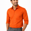11Best Orenge Slim Fit Cotton Shirt for men India