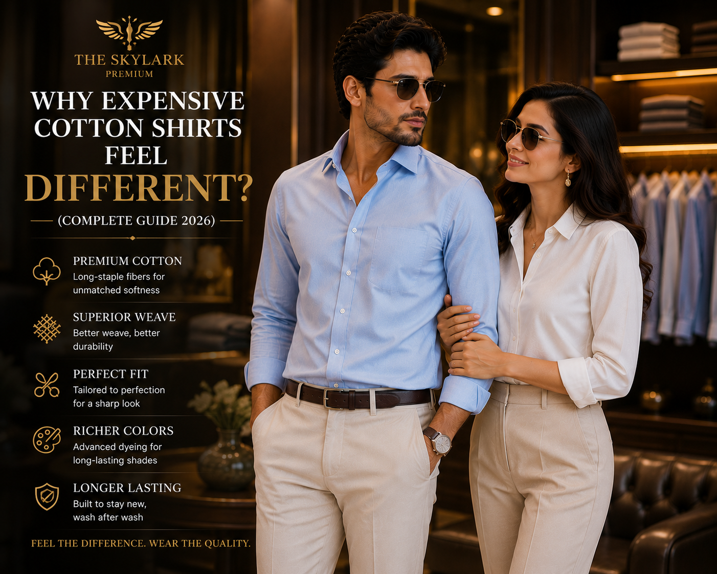 Why Expensive Cotton Shirts Feel Different