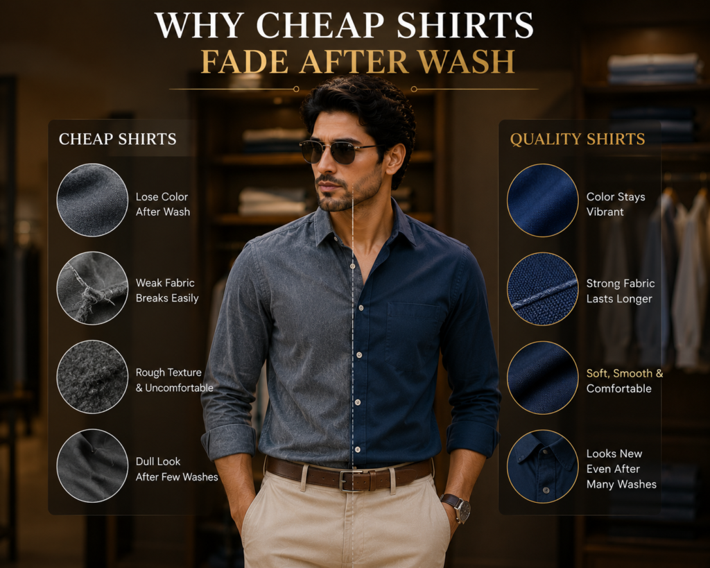 Why Cheap Shirts Fade After Wash