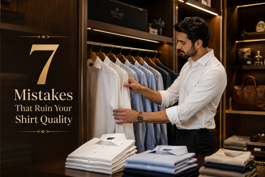 7 Mistakes That Ruin Your Shirt Quality