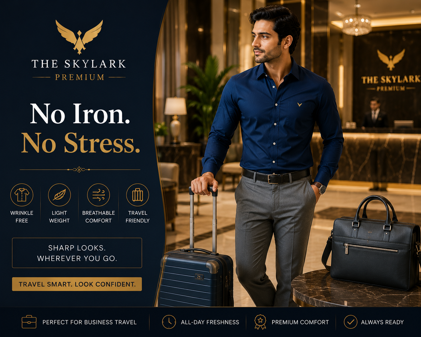 Why Choose The Skylark Premium for Travel Shirts