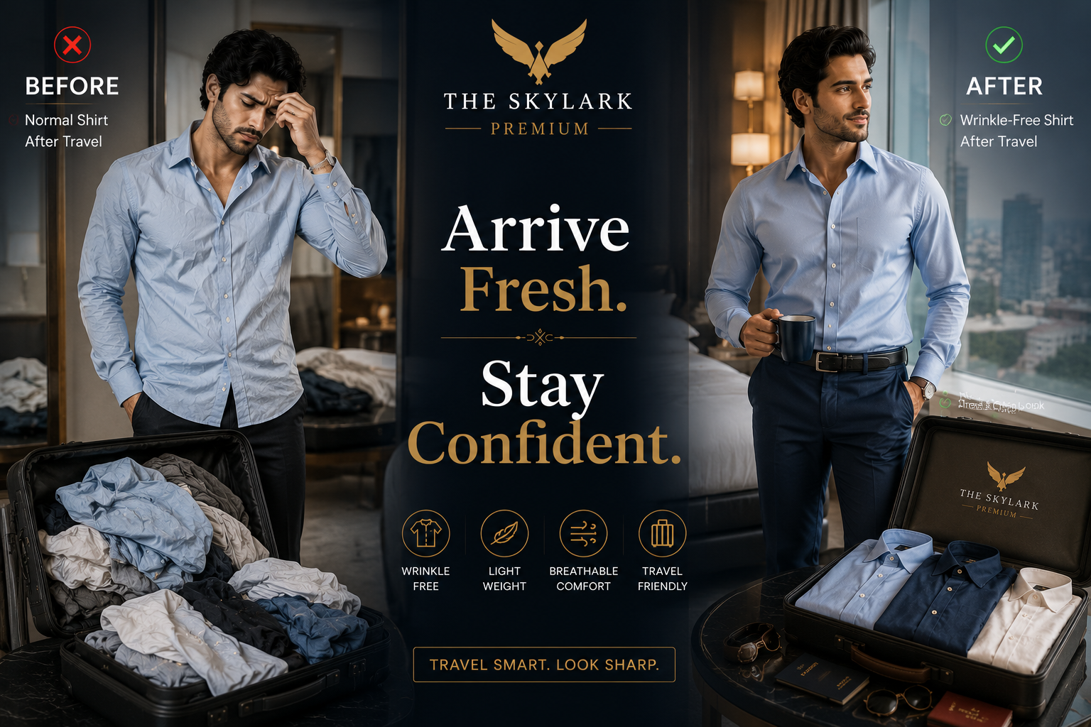 Travel ke liye kaunsi shirt best hoti hai