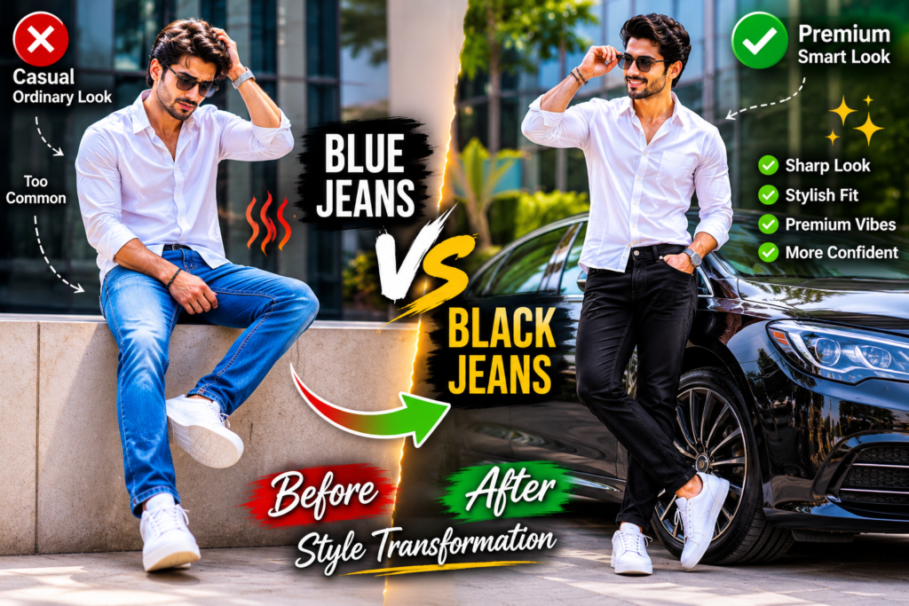 Black Jeans vs Blue Jeans