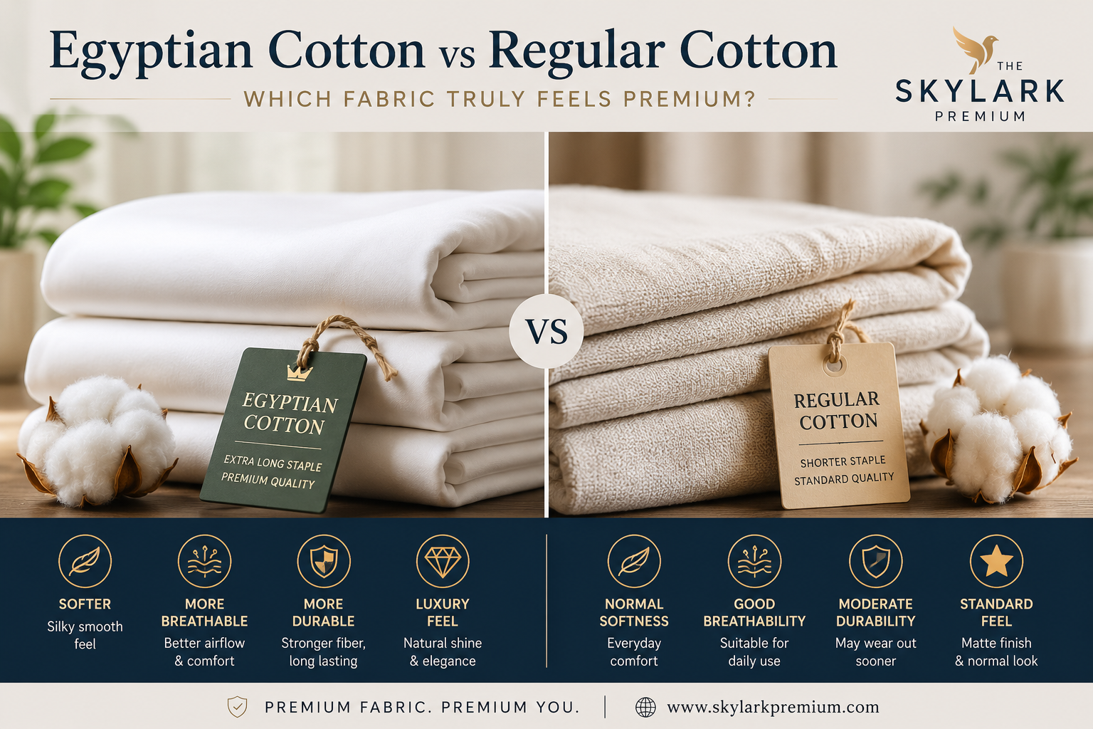 Egyptian Cotton vs Regular Cotton