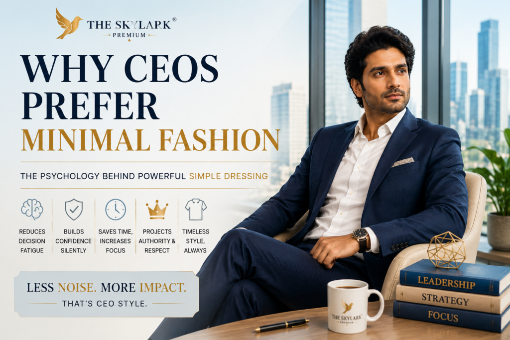 Why CEOs Prefer Minimal Fashion