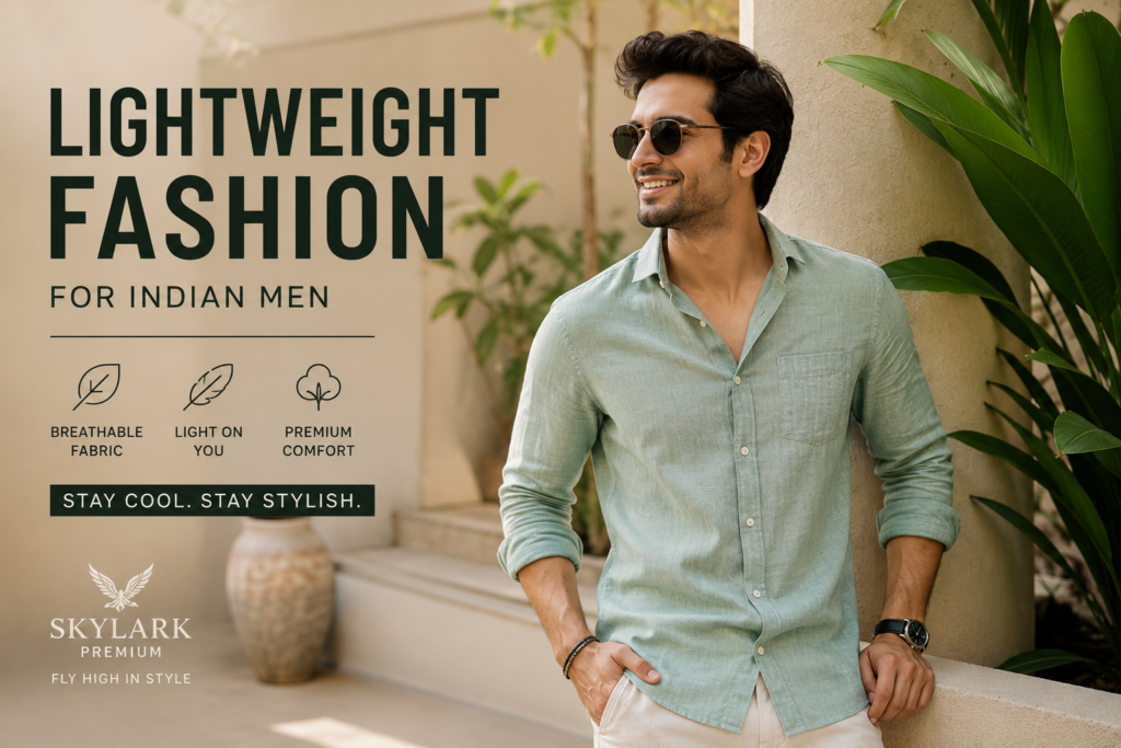 Lightweight Fashion for Indian Men