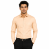 100% Pure Cotton Luxury Peach Formal Cotton Shirt for Men