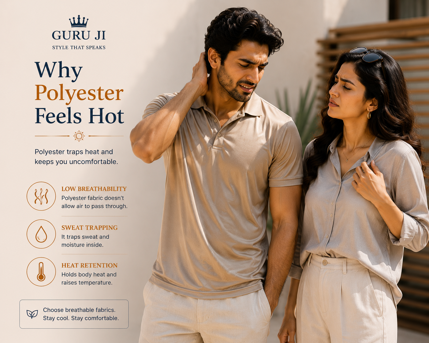 Why Polyester Feels Hot