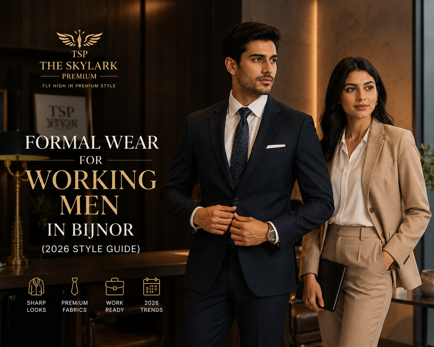 Formal Wear for Working Men in Bijnor