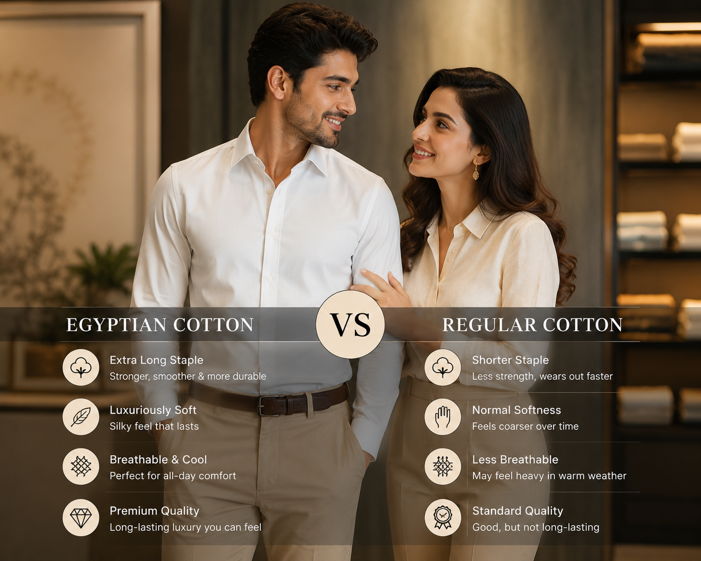 Egyptian Cotton vs Regular Cotton 