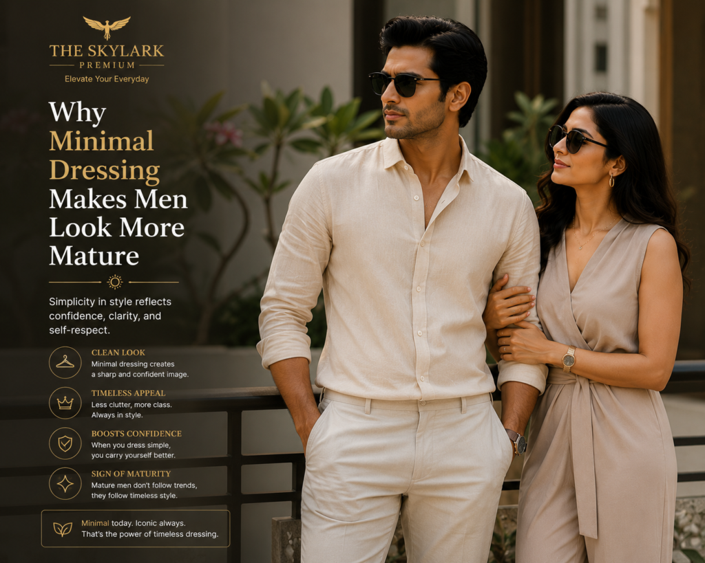 Why Minimal Dressing Makes Men Look More Mature