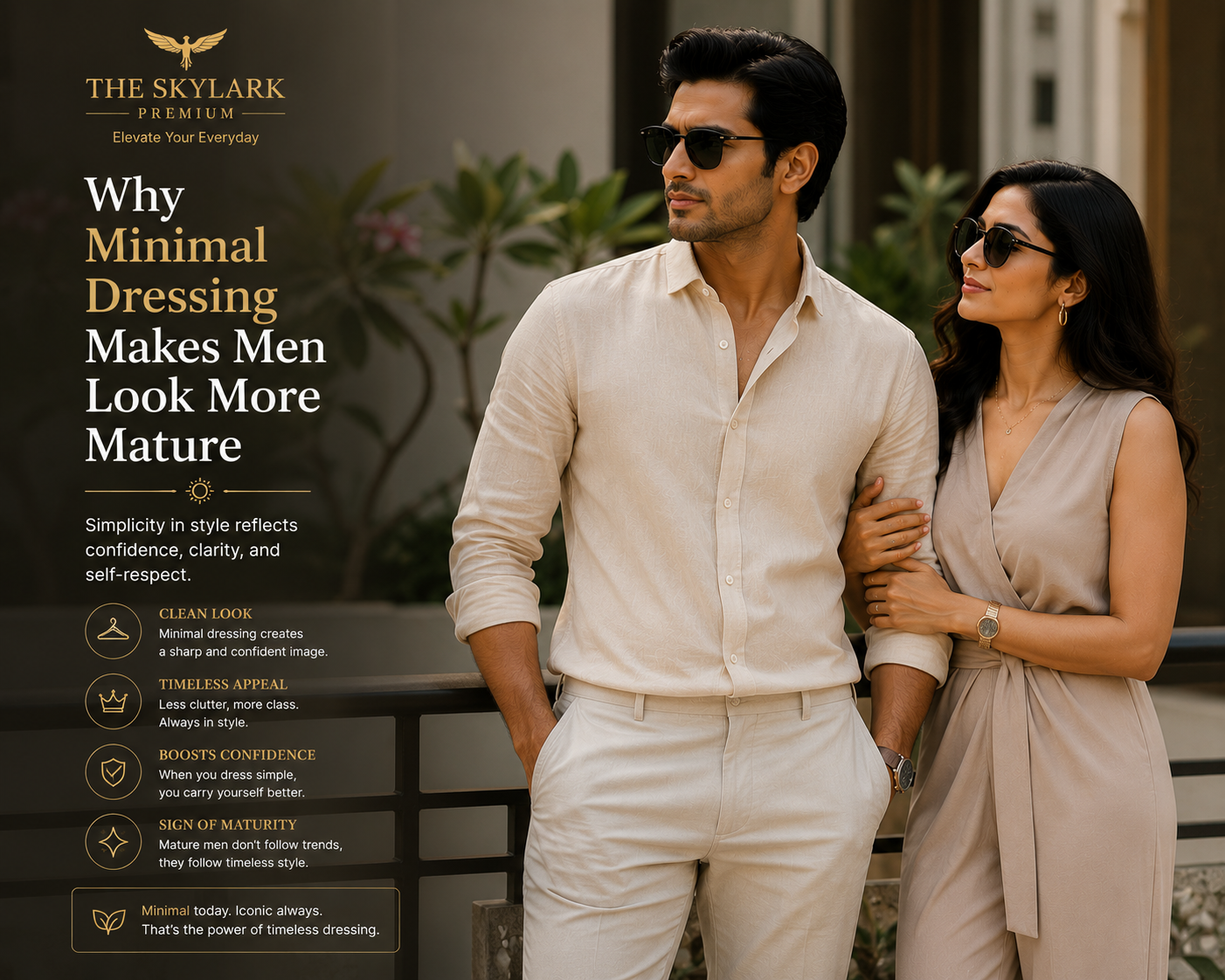 Why Minimal Dressing Makes Men Look More Mature