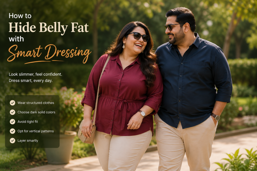 How to Hide Belly Fat with Smart Dressing