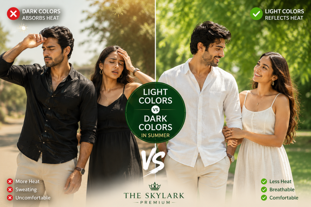 Light Colors vs Dark Colors in Summer
