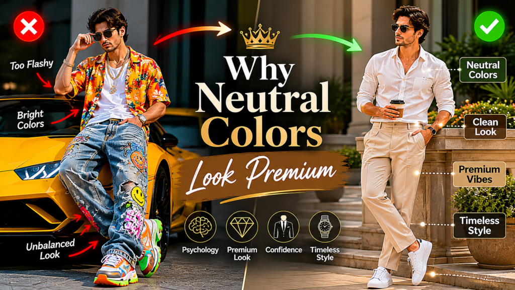 Neutral Colors in Men Fashion