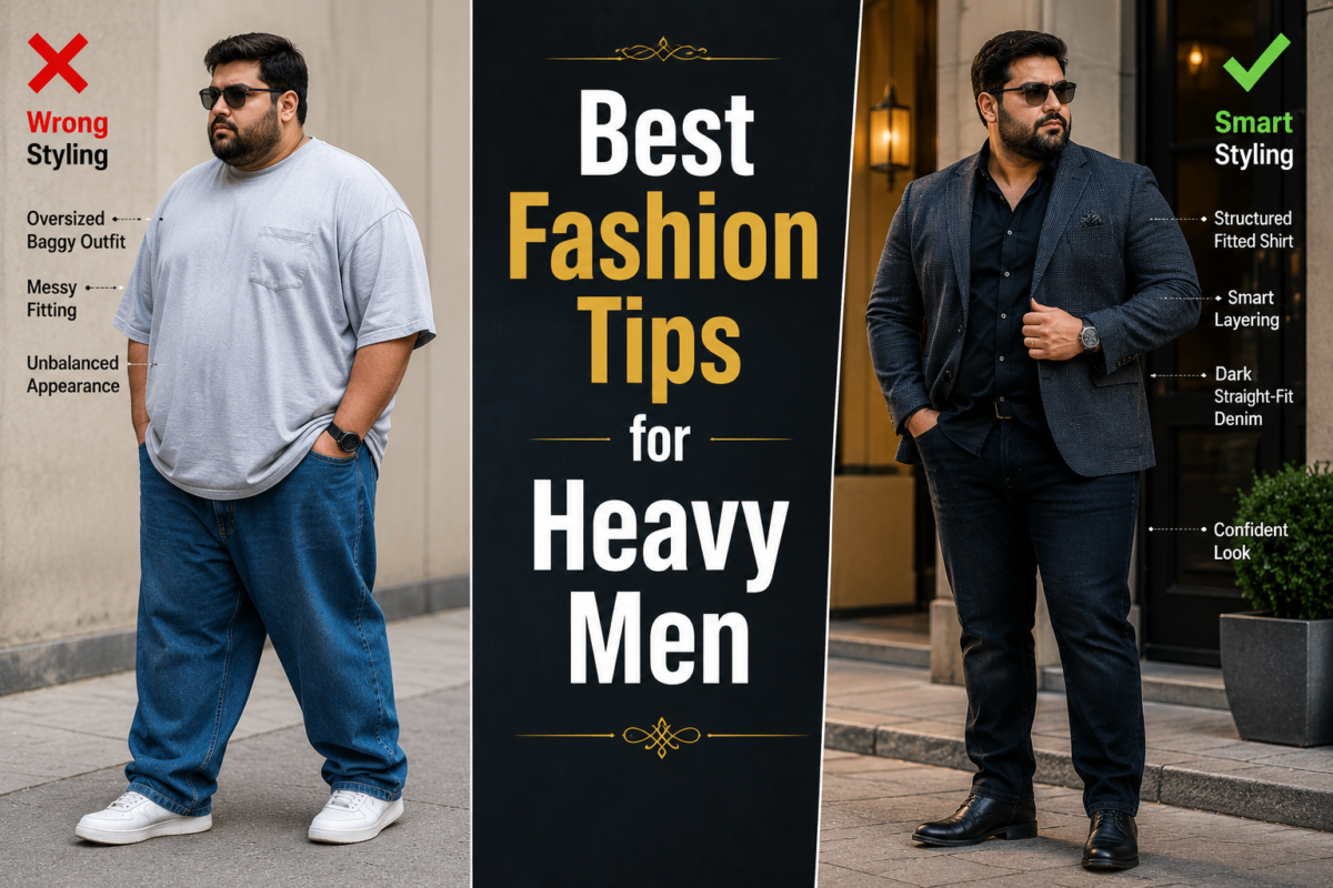 Best Fashion Tips for Heavy Men
