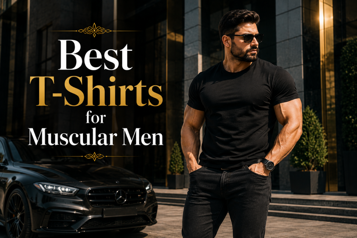 Best T-Shirt Fit for Muscular Men