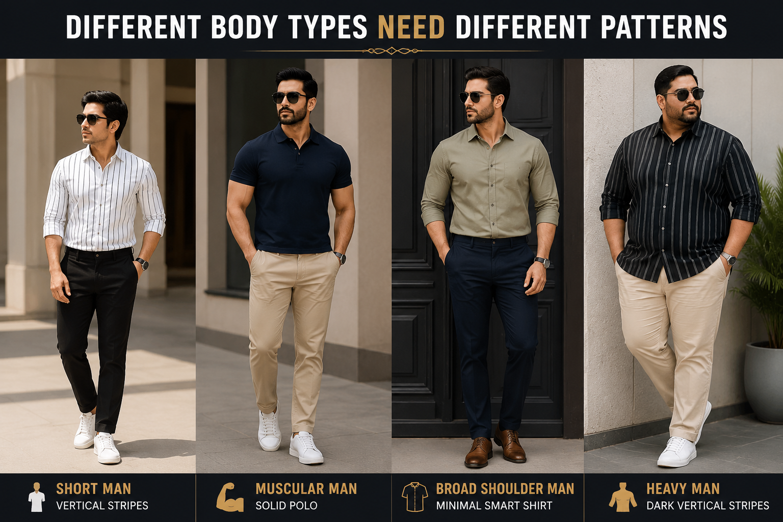 Best Shirt Patterns for Different Body Types