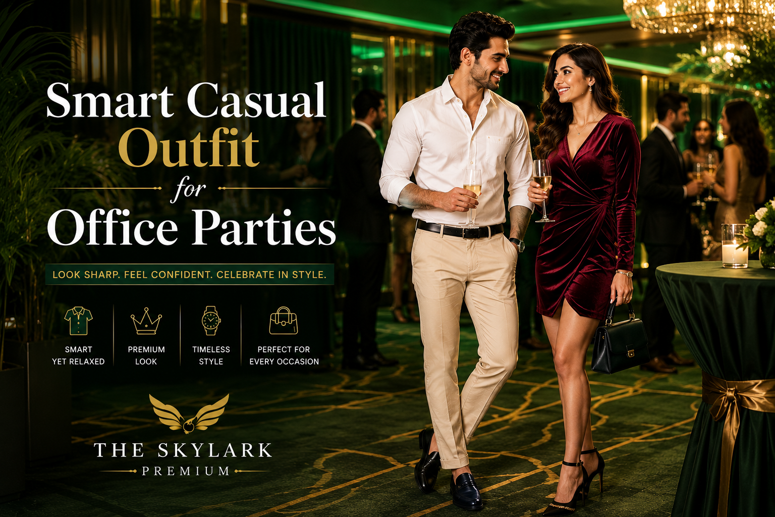 Best Smart Casual Outfit for Office Parties