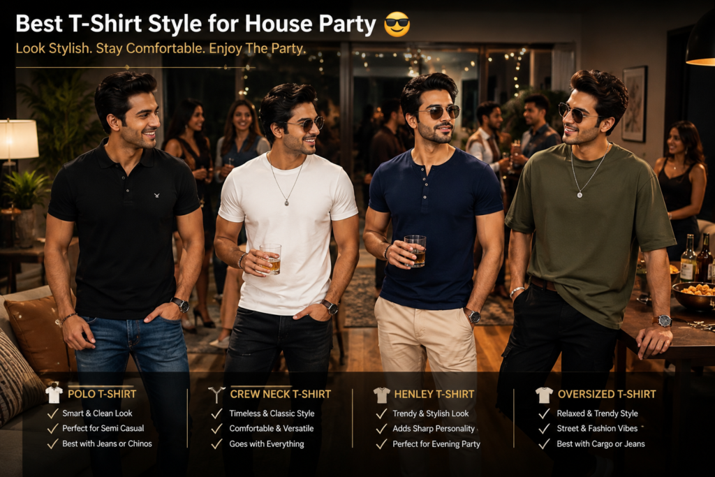 Best T-Shirt Style for House Party 😎