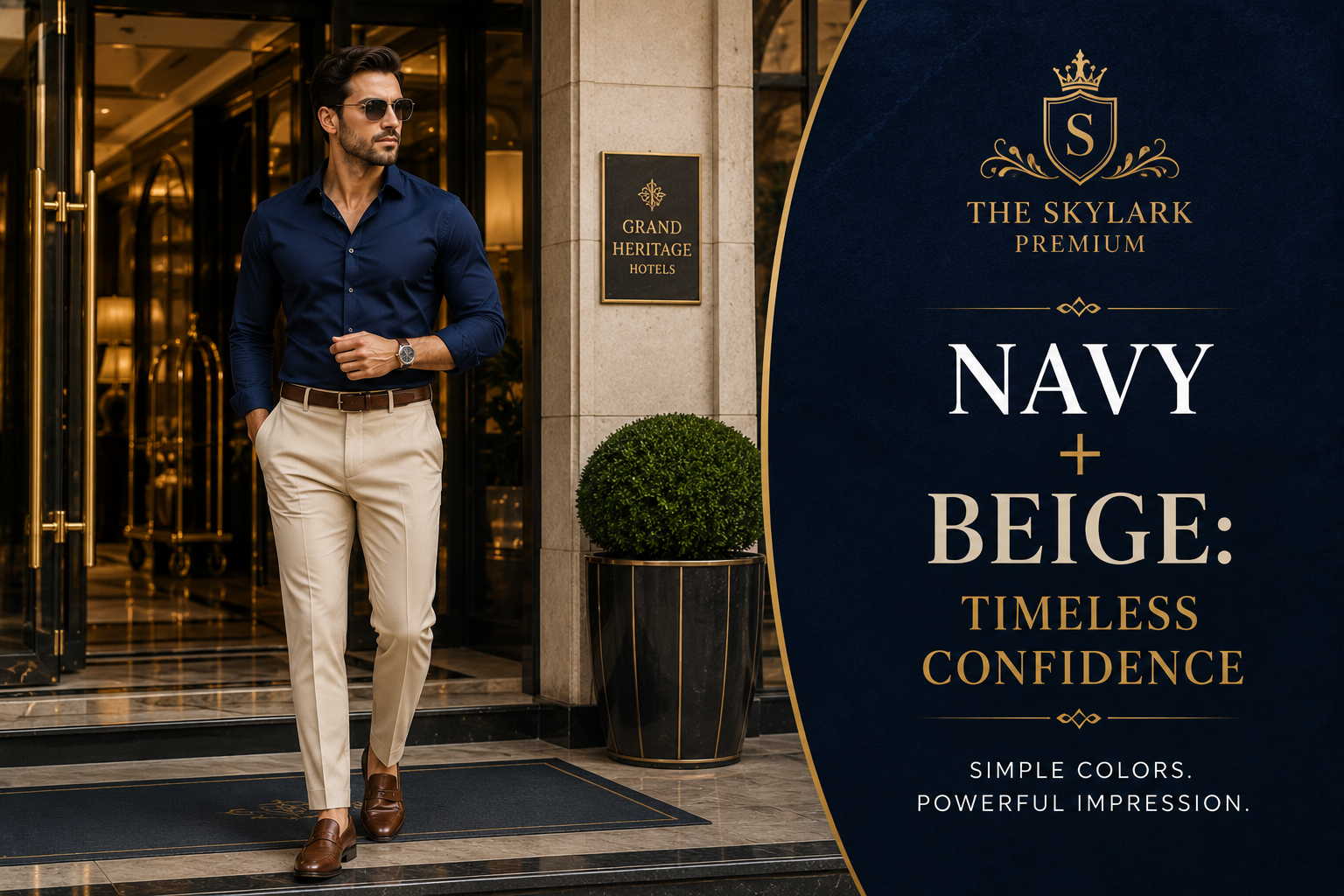 Best Shirt Colors with Beige Pants
