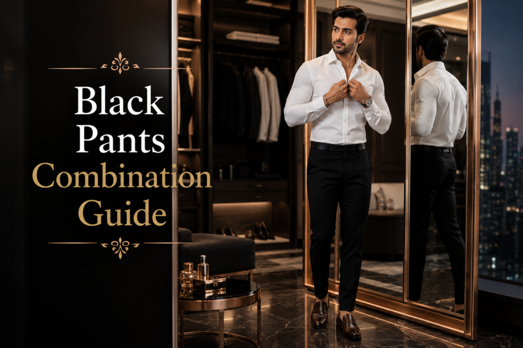 Black Pants Combination Guide for Men