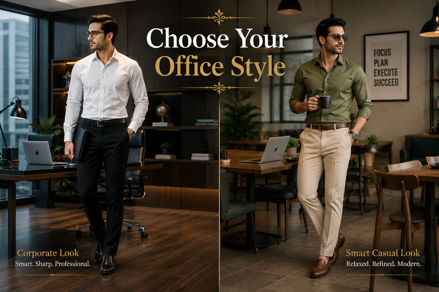 Best Shirt and Office Pants Combination