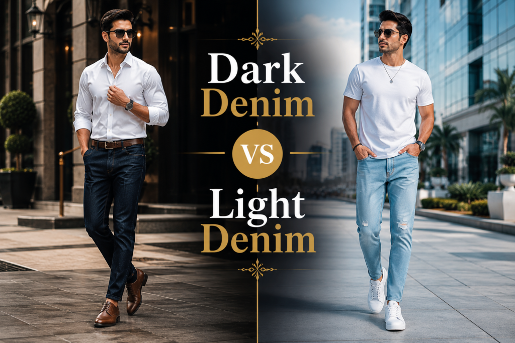 Dark Denim vs Light Denim