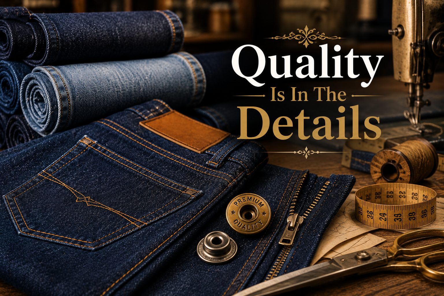 Denim Fabric Quality β What Should You Check Before Buying?