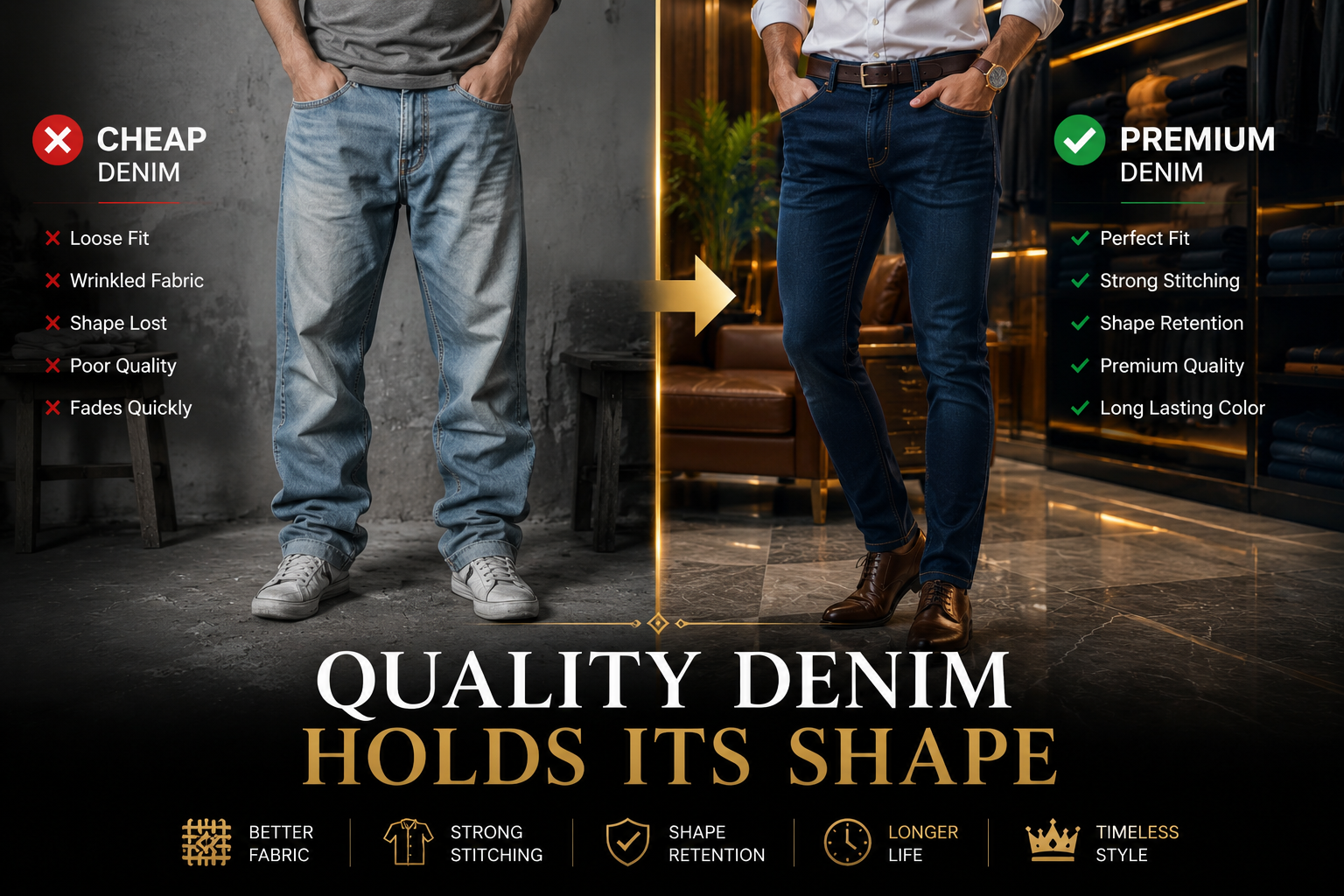 Why Quality Denim Builds Confidence