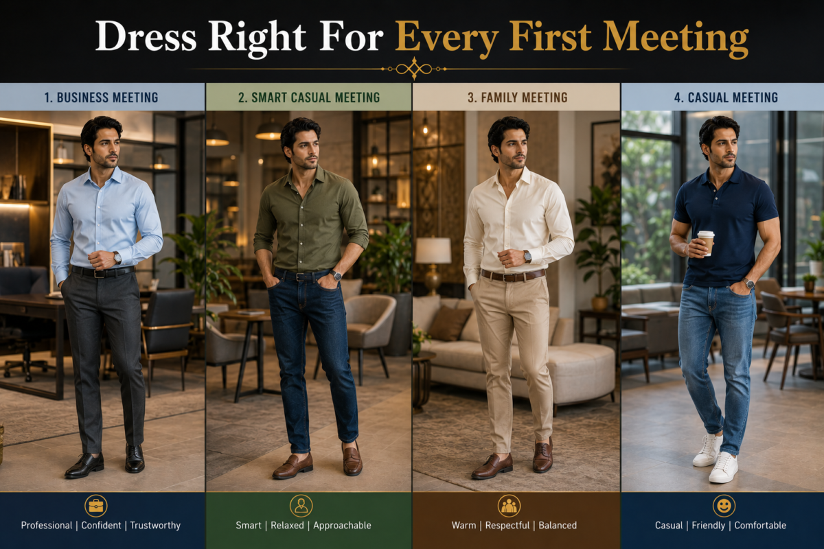 Best Outfit for First Meeting for Men
