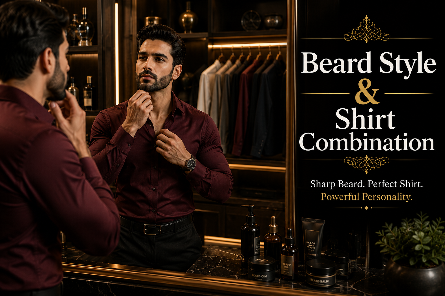Choose Shirt According to Your Beard Style