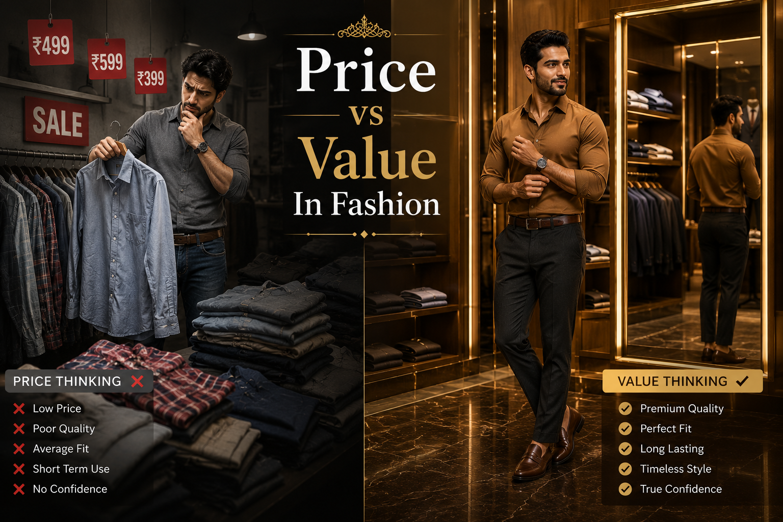Cheap aur premium clothes me kya difference hota hai