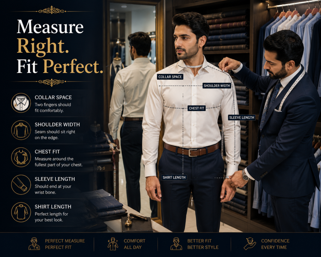 Shirt ka perfect size kaise check kare