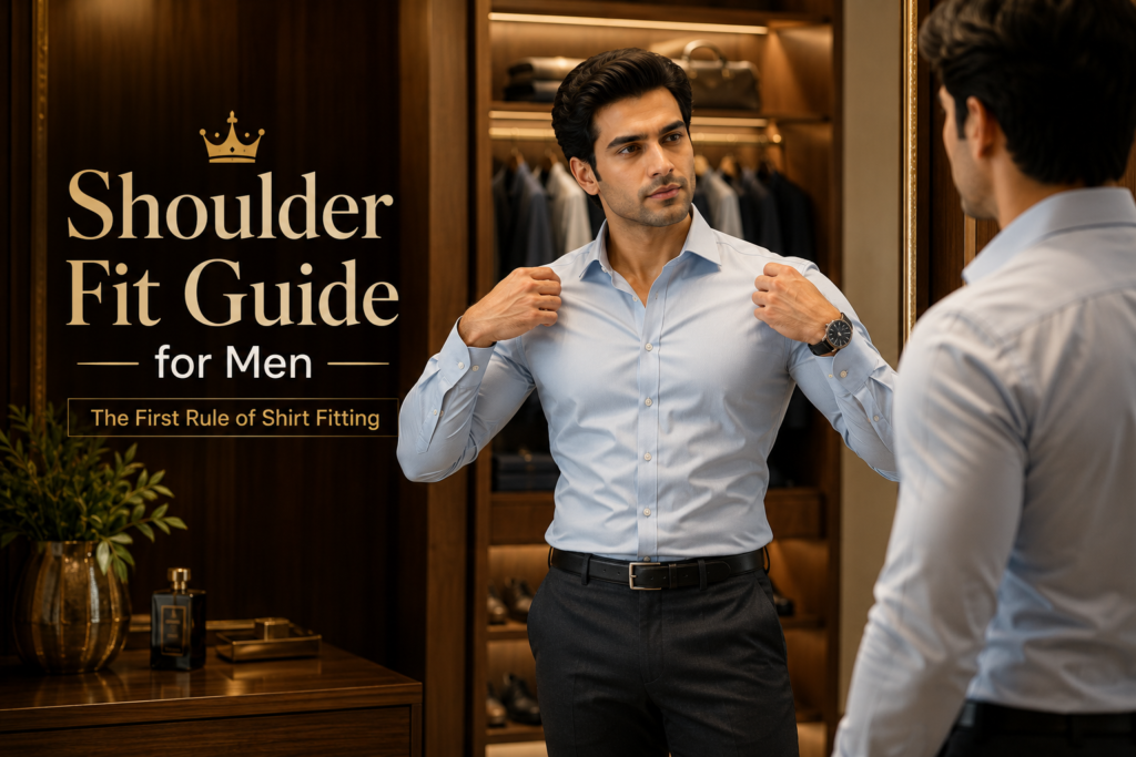 Shoulder Fit Guide for Men – The First Rule of Shirt Fitting