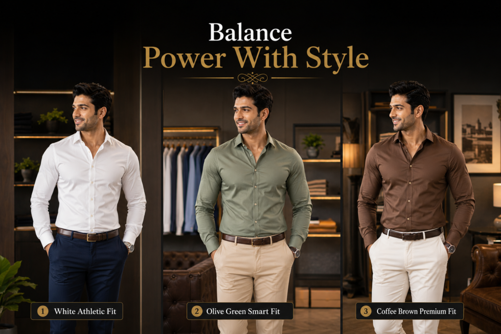 Best Shirt Fit Types for Broad Chest Men