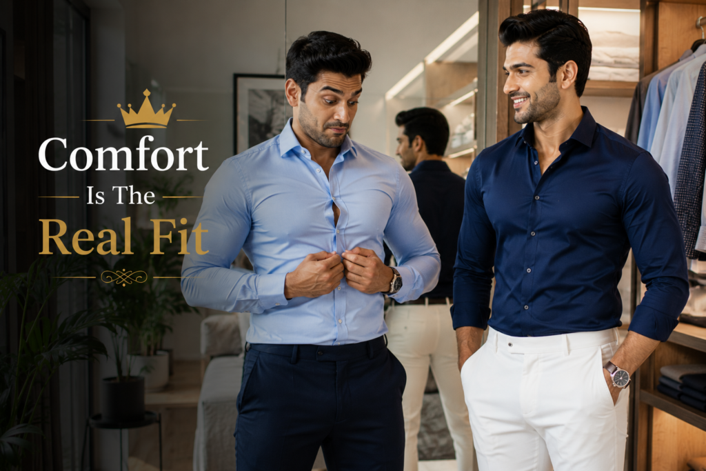 Shirt Fit for Men With Broad Chest