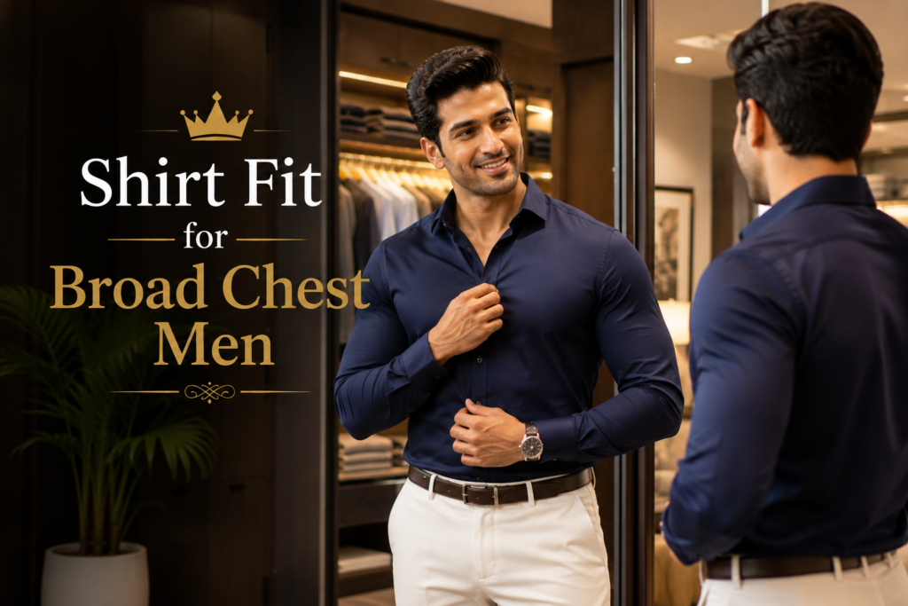 Why Chest Fit Matters for Broad Chest Men 👔✨