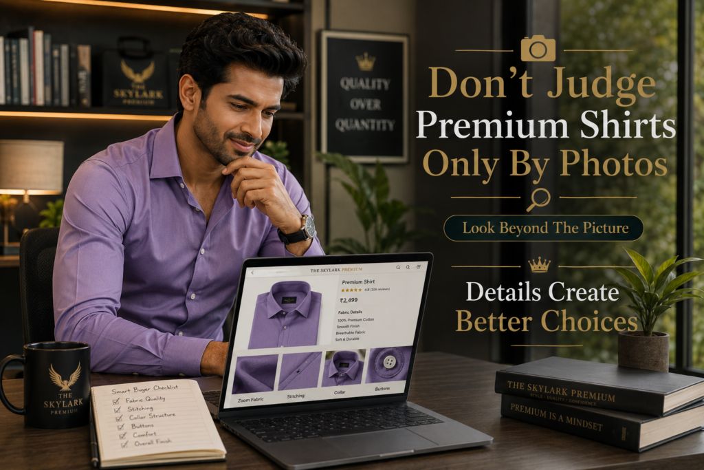 Online premium shirt kharidne se pehle kya check kare