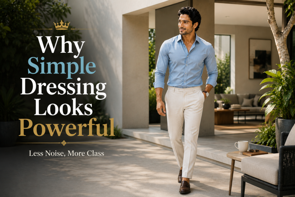 Why Simple Dressing Creates a Strong Impression 👔