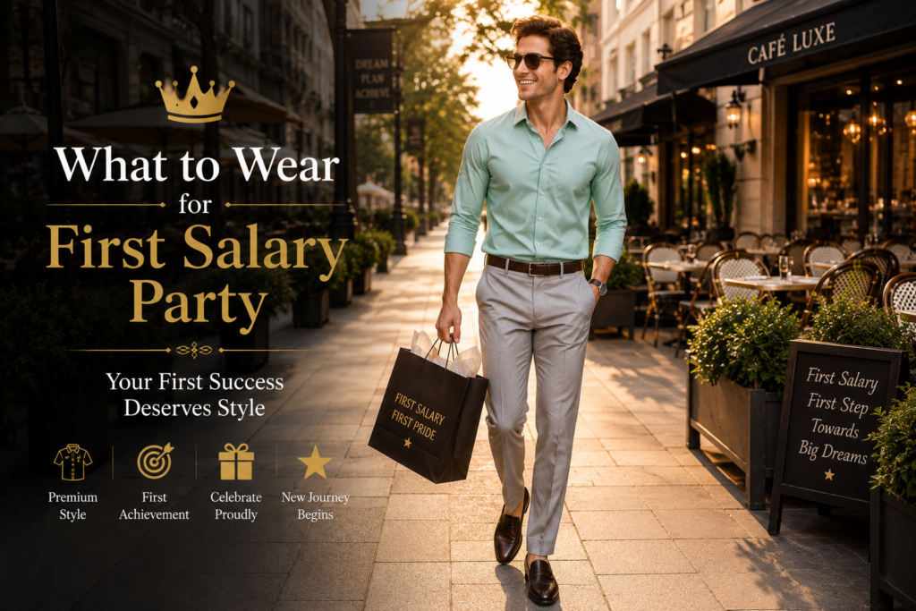 Why Your First Salary Celebration Outfit Matters ❤️👔