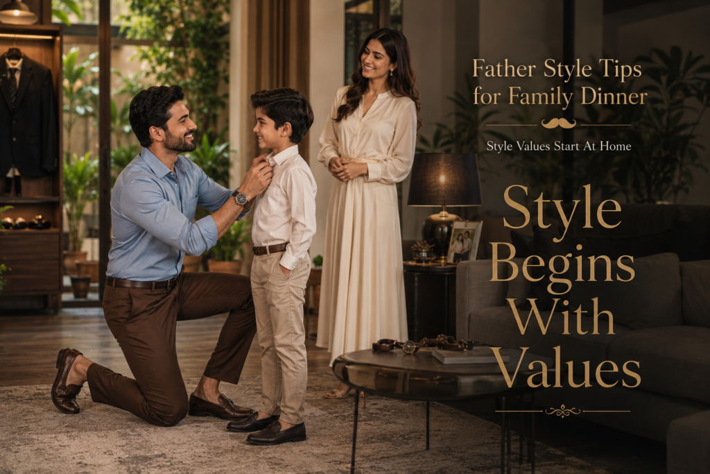Father Style Tips for Family Dinner 👨‍👩‍👦