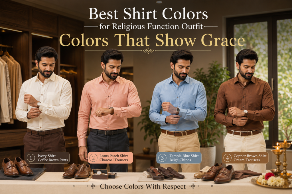Best Shirt Colors for Religious Function Outfit π¨
