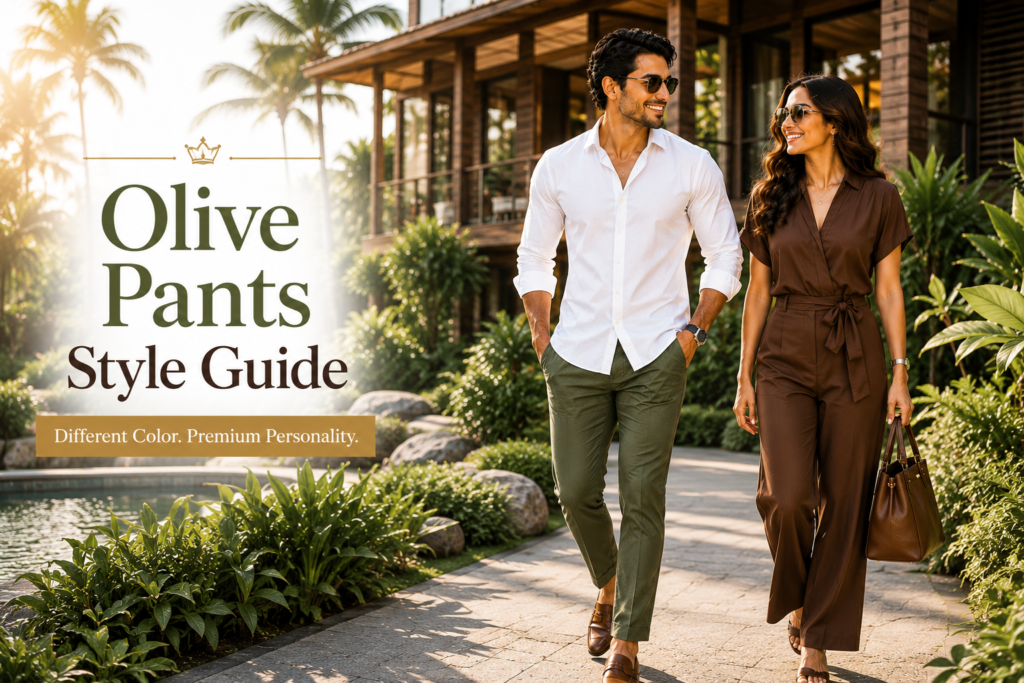 Olive Pants Combination Guide for Men