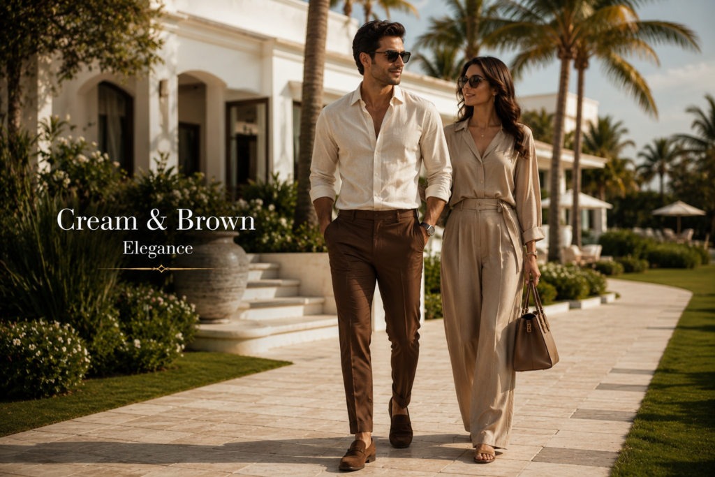 Brown pant ke sath kaunsi shirt best lagti hai