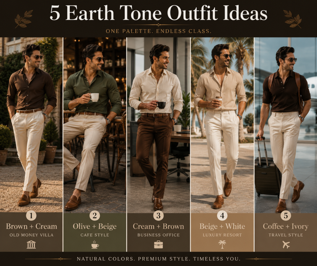 Earth Tone Casual Outfit Ideas 😎
