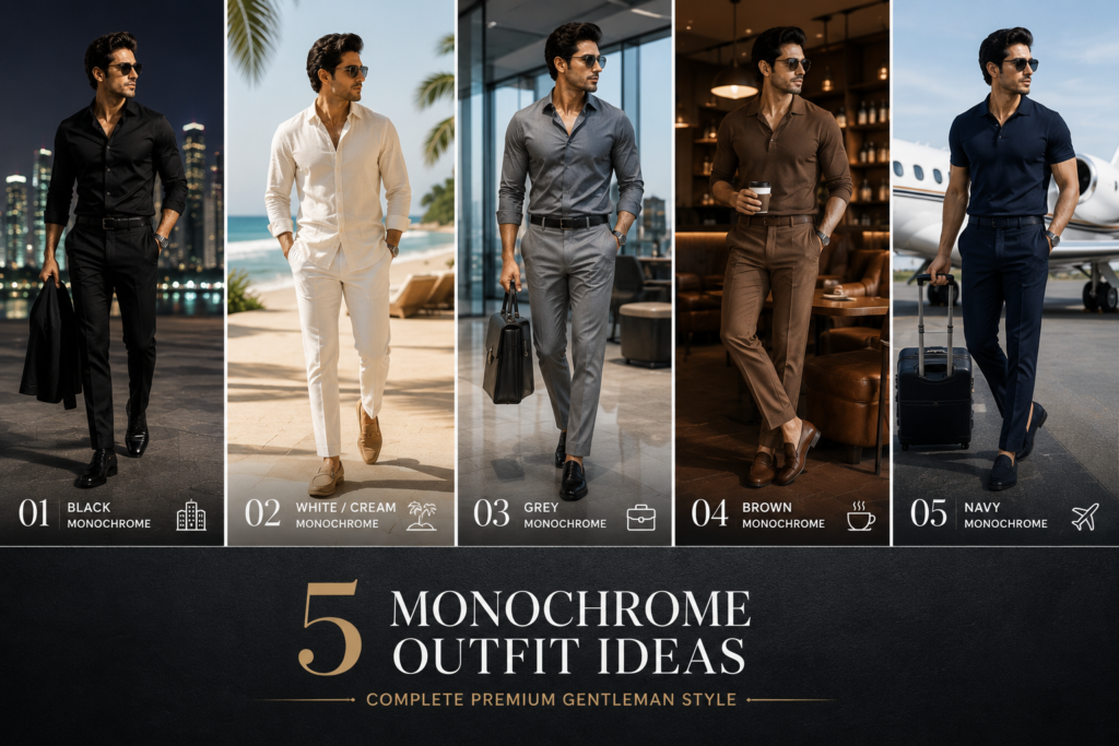 Monochrome Outfit for Different Occasions 