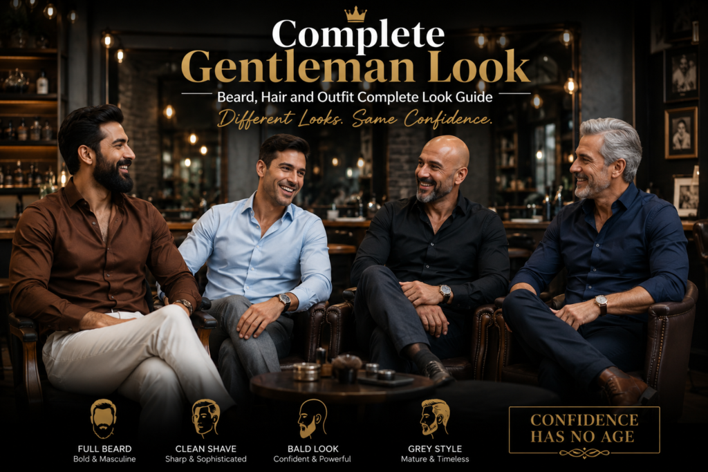 Beard, Hair and Outfit Complete Look Guide