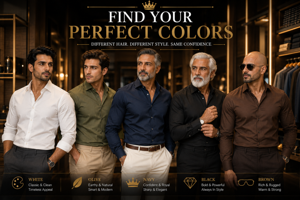 Best Outfit Colors According to Hair Color for Men