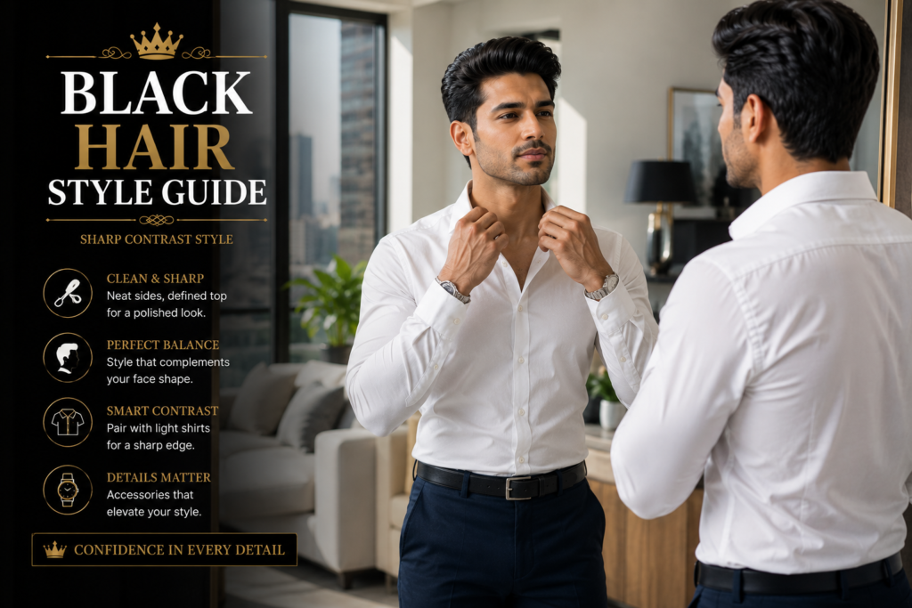 Black hair wale men ke liye best shirt color kaunsa hai